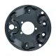 Bakplate, foran