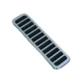 Gasspedaldeksel, krom/svart gummi, ea