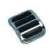 Bremse- eller clutchpedaldeksel, krom/svart