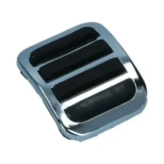 Bremse- eller clutchpedaldeksel, krom/svart