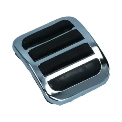 Bremse- eller clutchpedaldeksel, krom/svart