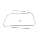 Front vinduslist cabriolet (alu tr