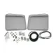 Safarivinduer foran, grunnet aluminium