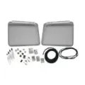 Safarivinduer foran, grunnet aluminium