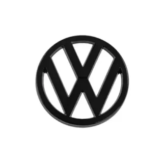 Emblem VW front svart - 95mm (Original)
