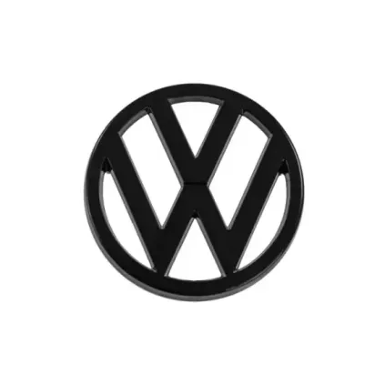 Emblem VW front svart - 95mm (Original)