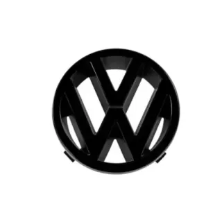 Emblem VW front svart - 125mm (Original)
