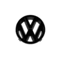 Emblem VW front svart - 125mm (Original)