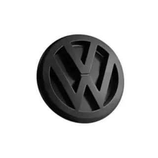 Emblem VW bak svart - 100mm (Original)
