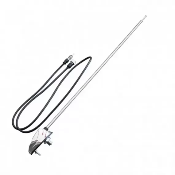 Antenne, forkrommet sokkel, 1 punkts feste