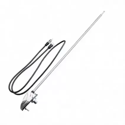 Antenne, forkrommet sokkel, 1 punkts feste