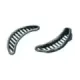 Kvartgitter Sort/rustfri, forkrommet