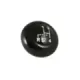 Girknapp 10mm, sort