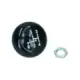 Girknapp 12mm, sort