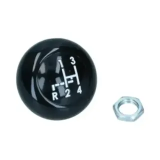 Girknapp 12mm, sort