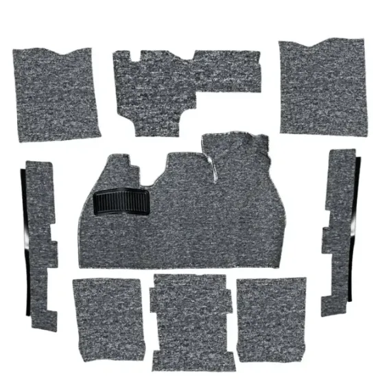 Teppesett, Boble, grå