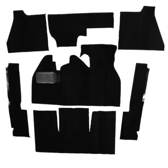 Teppesett, Boble, svart