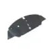 Gummigulvmatte foran (svart)
