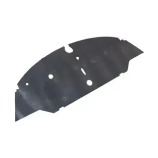 Gummigulvmatte foran (svart)