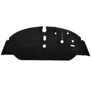 Gummigulvmatte foran RHD (svart)
