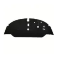 Gummigulvmatte foran RHD (svart)