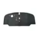 Gummigulvmatte foran (svart)