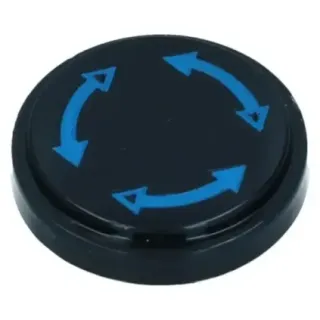Centercap friskluftknapp