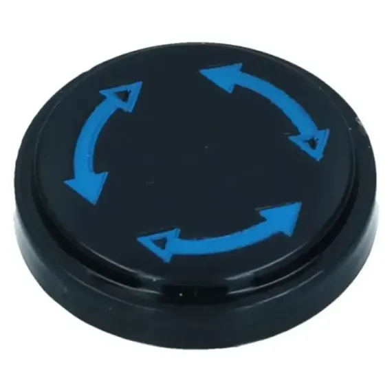 Centercap friskluftknapp