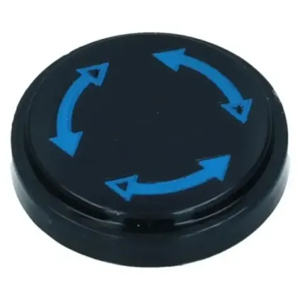 Centercap friskluftknapp