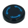 Centercap friskluftknapp