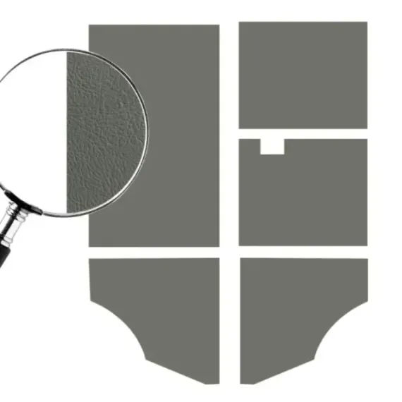 Innvendig panelsett bak (5 deler) grå