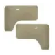 Dørpaneler foran, beige
