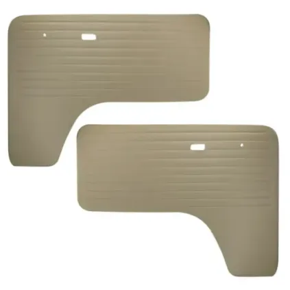 Dørpaneler foran, beige
