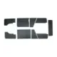Panelsett, sort, 9 stk