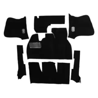 Teppesett, Boble cabriolet, svart