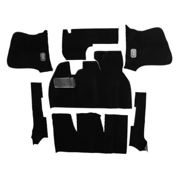Teppesett, Boble cabriolet, svart