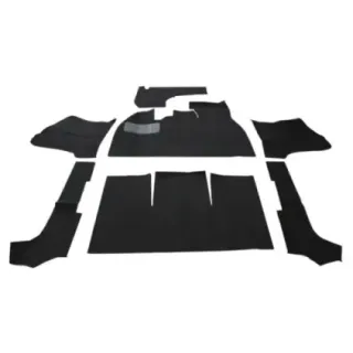 Teppesett, Boble cabriolet, svart