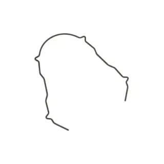 Fjærklemme for baklyslinse/refleks
