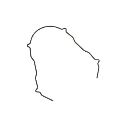 Fjærklemme for baklyslinse/refleks