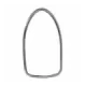Ring baklykt, krom