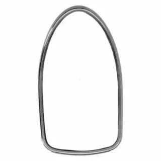 Ring baklykt, krom
