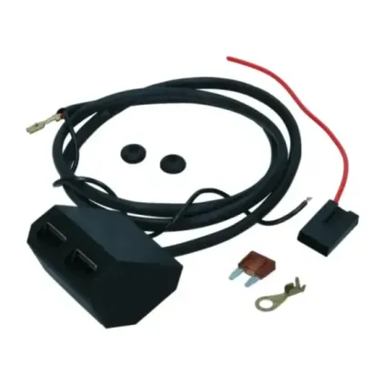 USB-lader for askebeger, 12 Volt (metall