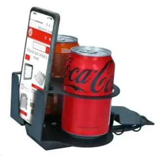USB-lader, kopp/telefonholder for ashtra