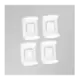 Seteskinneforinger bak, 4 stykker (2 seter)