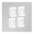 Seteskinneforinger bak, 4 stykker (2 seter)