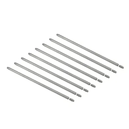 Pushrod sett - blank ende Chromoly, TQ, 8