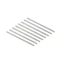 Pushrod sett - blank ende Chromoly, TQ, 8