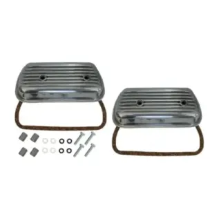 Aluminiumsventildeksel med skruer, feste
