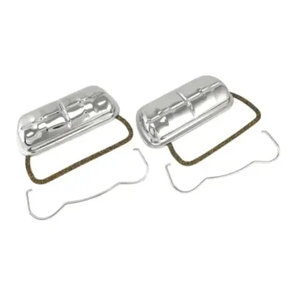 Krom ventildeksel med klips