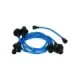 Pluggkabel-sett Type1 kobber - Blå
